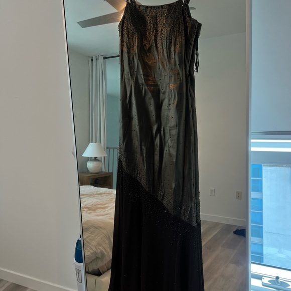 Cache Beaded Vintage Gown Y2K - Picture 5 of 8